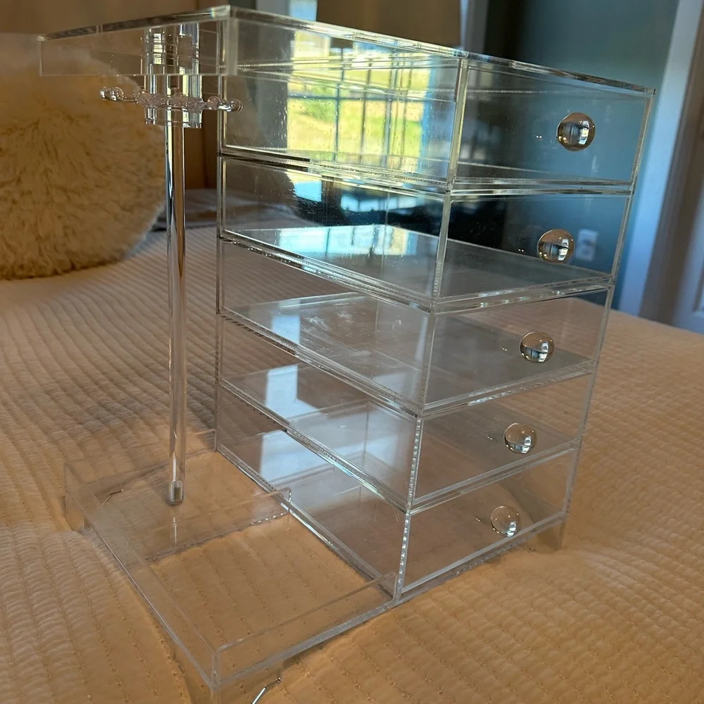 Clear Acrylic Jewelry/Makeup Organizer